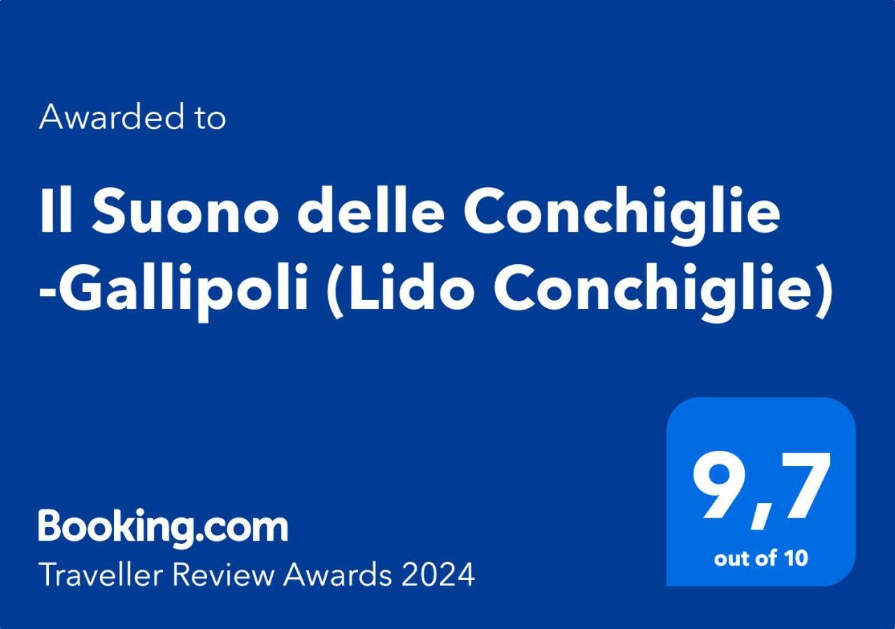 Il Suono Delle Conchiglie - Lido Conchiglie غالّيبولي المظهر الخارجي الصورة